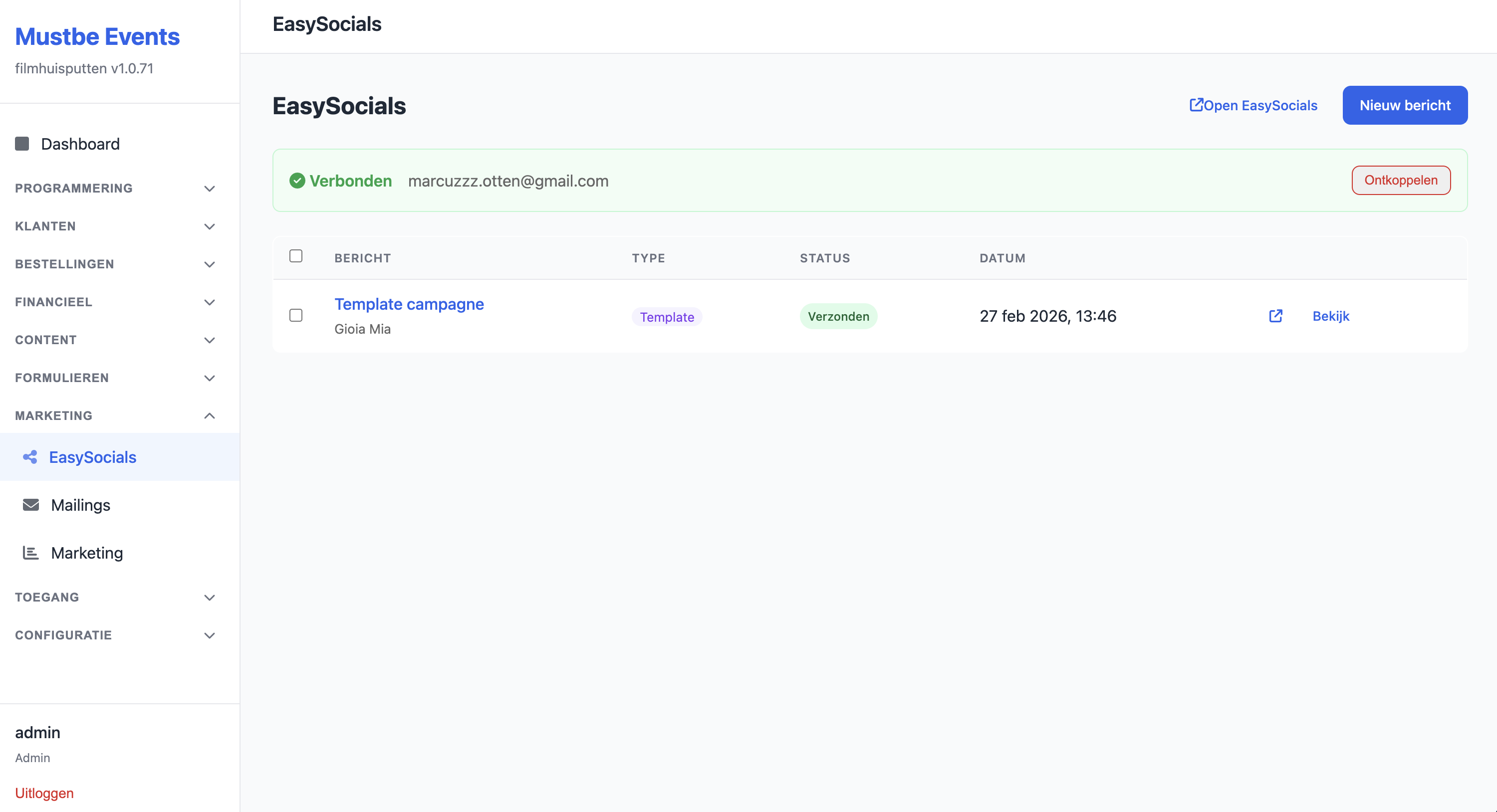 Social Media Campagnebeheer